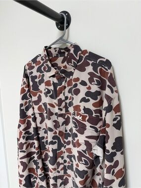Men's Two Dove Camo Button Down